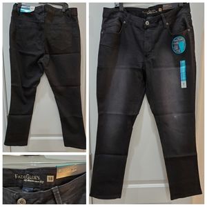 Faded Glory Distressed Jeans- Size 18